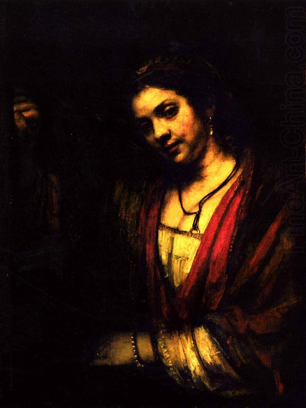 Rembrandt Peale Woman in a doorway china oil painting image